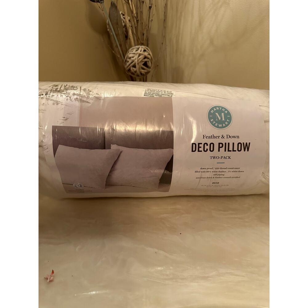 Feather & Down Deco Pillow Pack of 2
